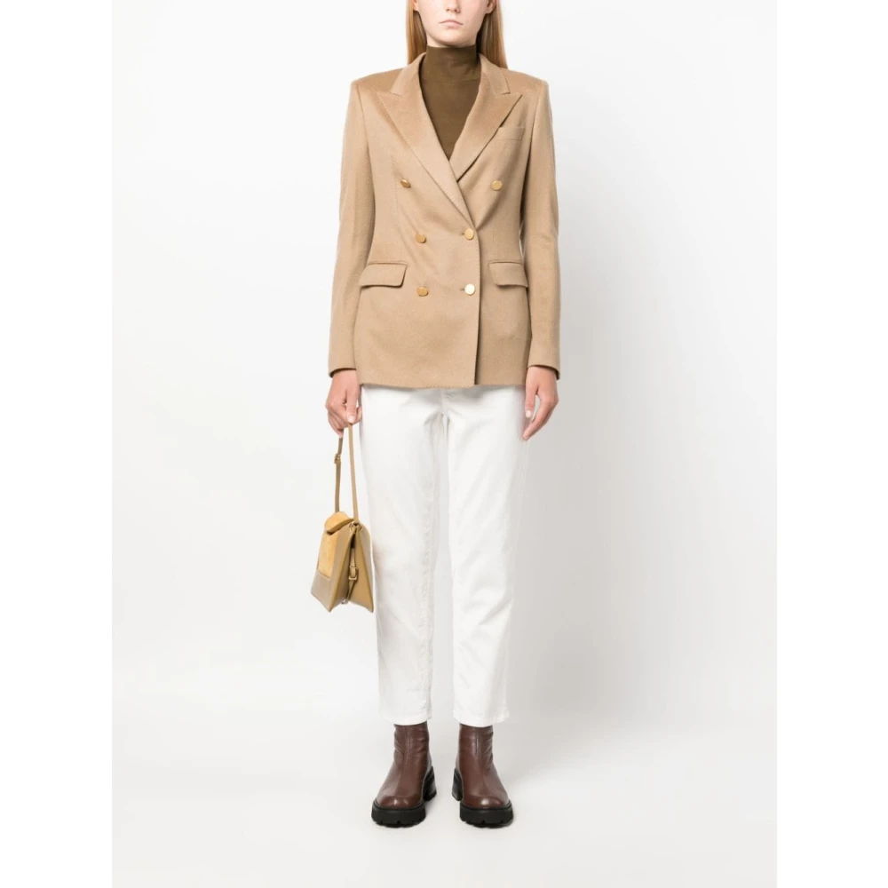 Dondup Cropped Jeans met `Koons Bot Gioie` Design White Dames