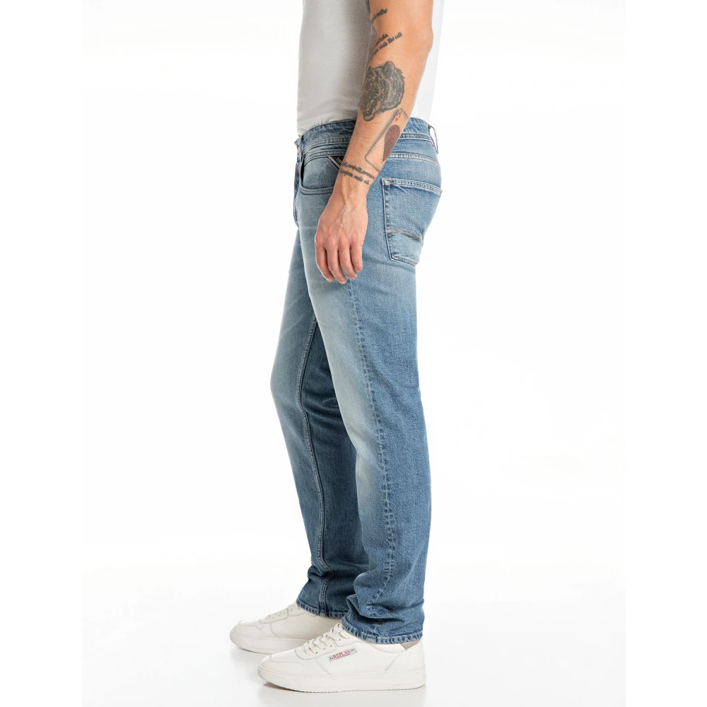 Replay Blue Jeans Ma972P.000.727 Blue Heren