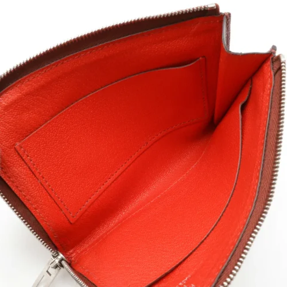 Hermès Vintage Pre-owned Leather wallets Brown Dames