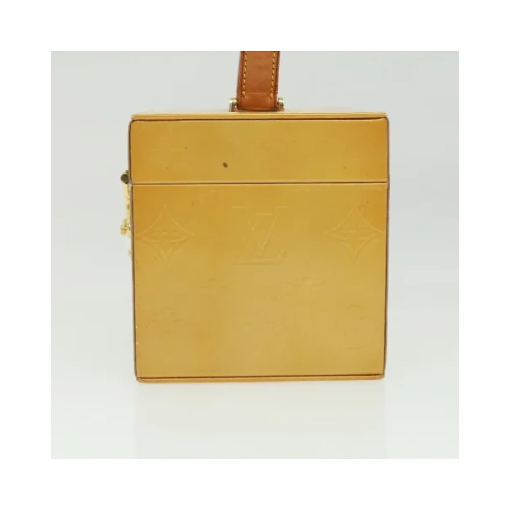 Louis Vuitton Vintage Pre-owned Leather home-office Beige Dames