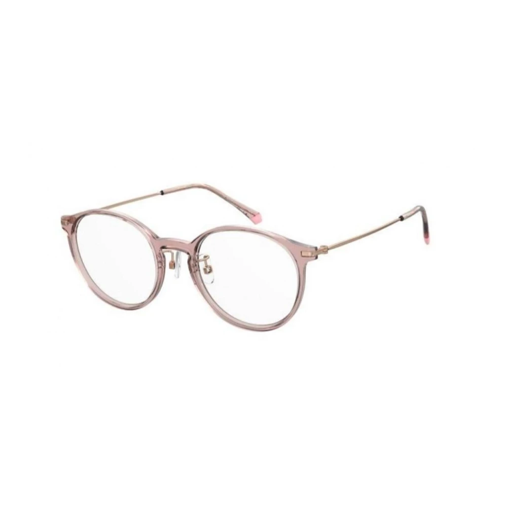 Polaroid Eco Polyamid Rosa Ramar med Polariserade Linser Beige, Dam