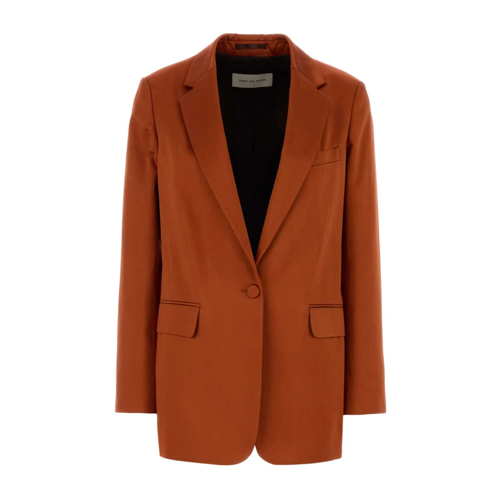 Dries Van Noten Women's Orange Blazers, M, Blanchet Blazer
