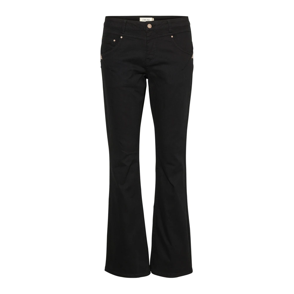 Cream Bootcut Jeans Shape Bukser Pitch Black Dames