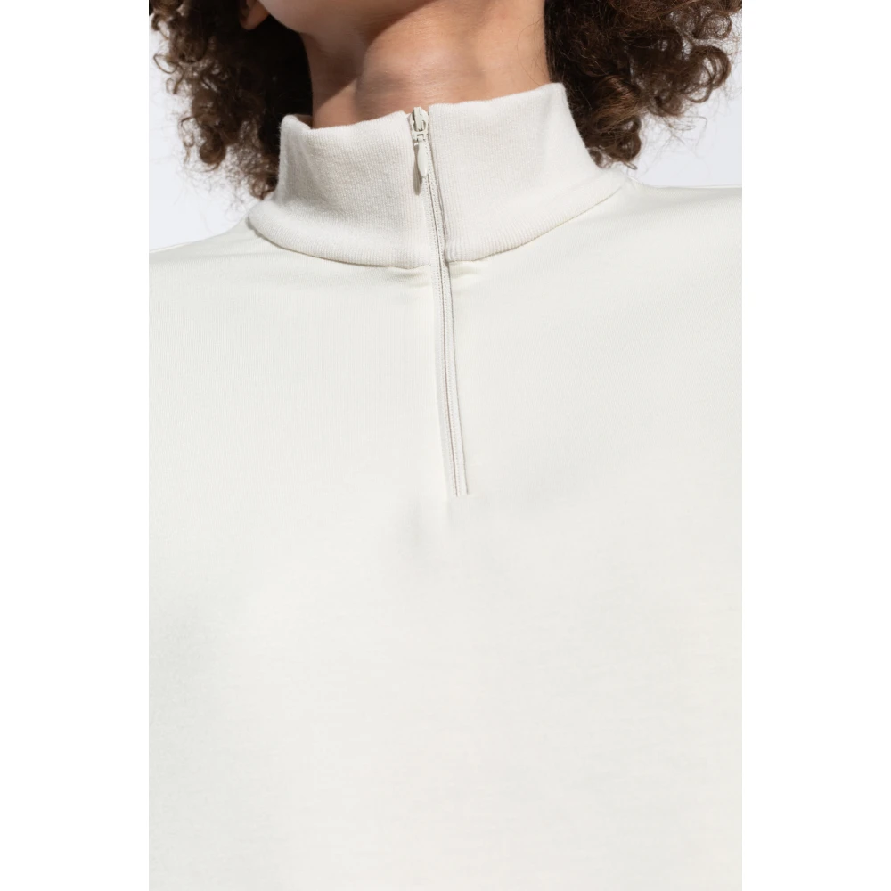 Theory Sweatshirt met ritssluiting Beige Dames