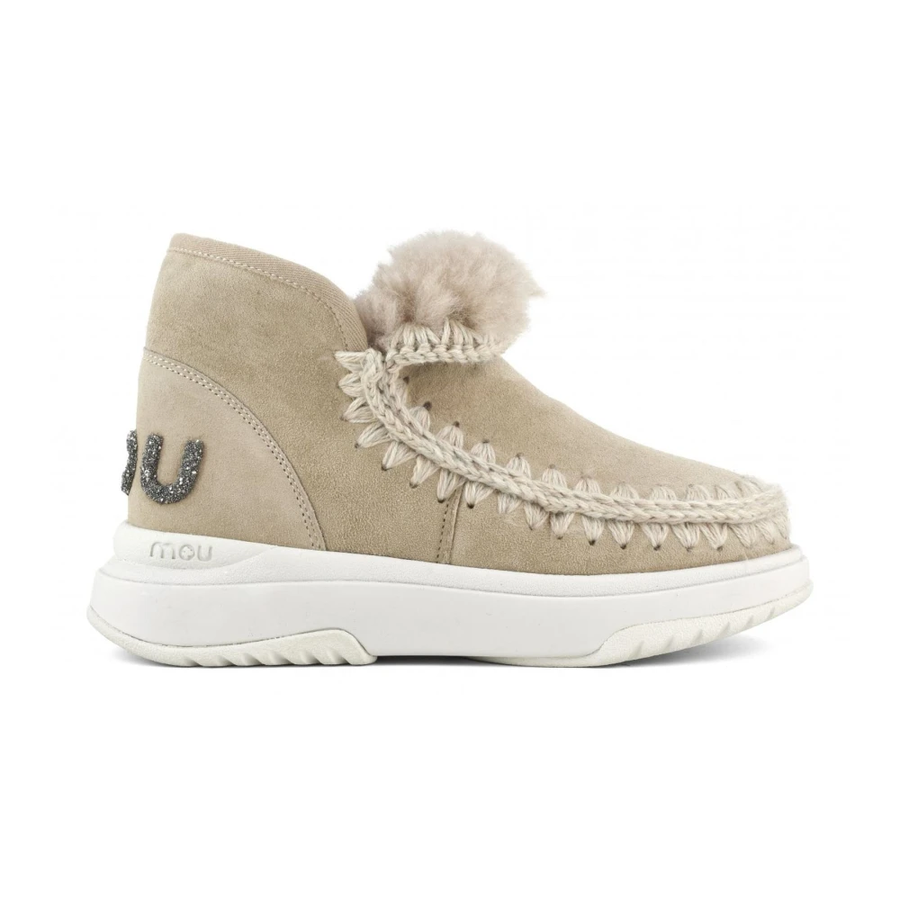 Mou Beige Eskimo Jogger Laarzen Beige Dames