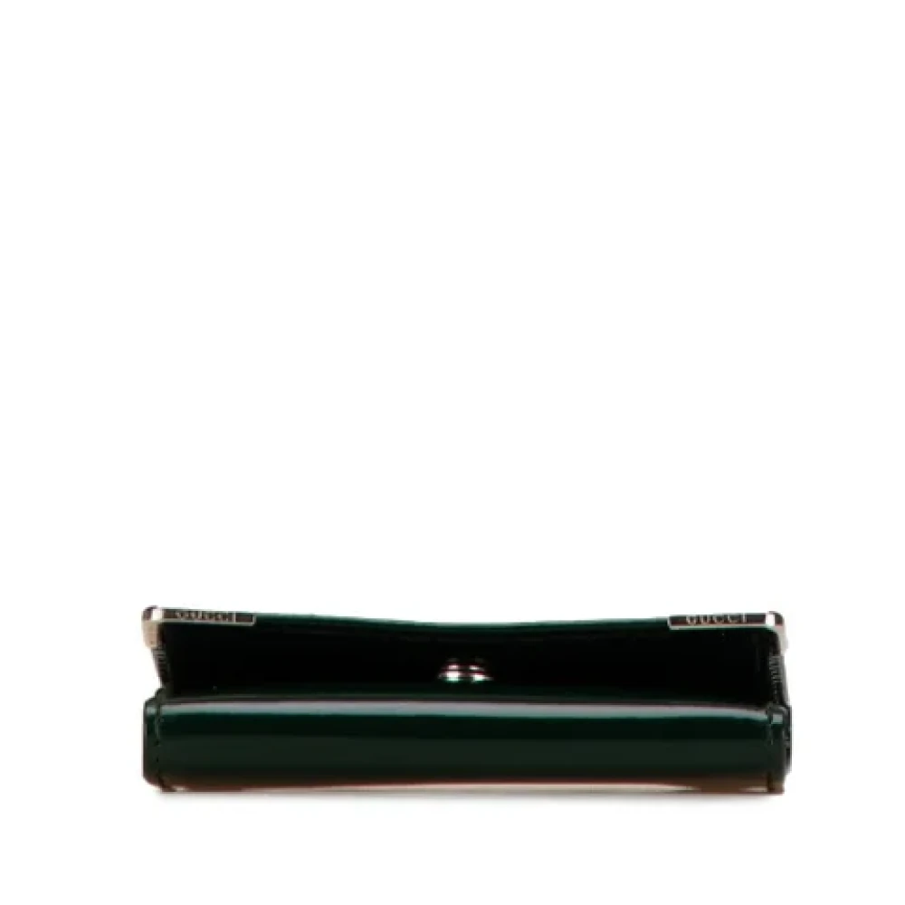 Gucci Vintage Pre-owned Leather key-holders Green Dames