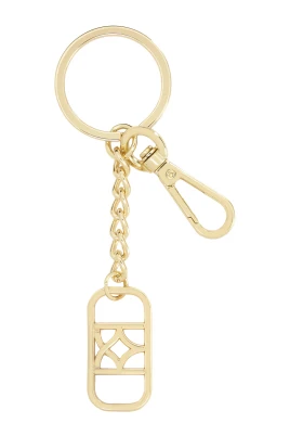 Nyckelring med en elegant monogram