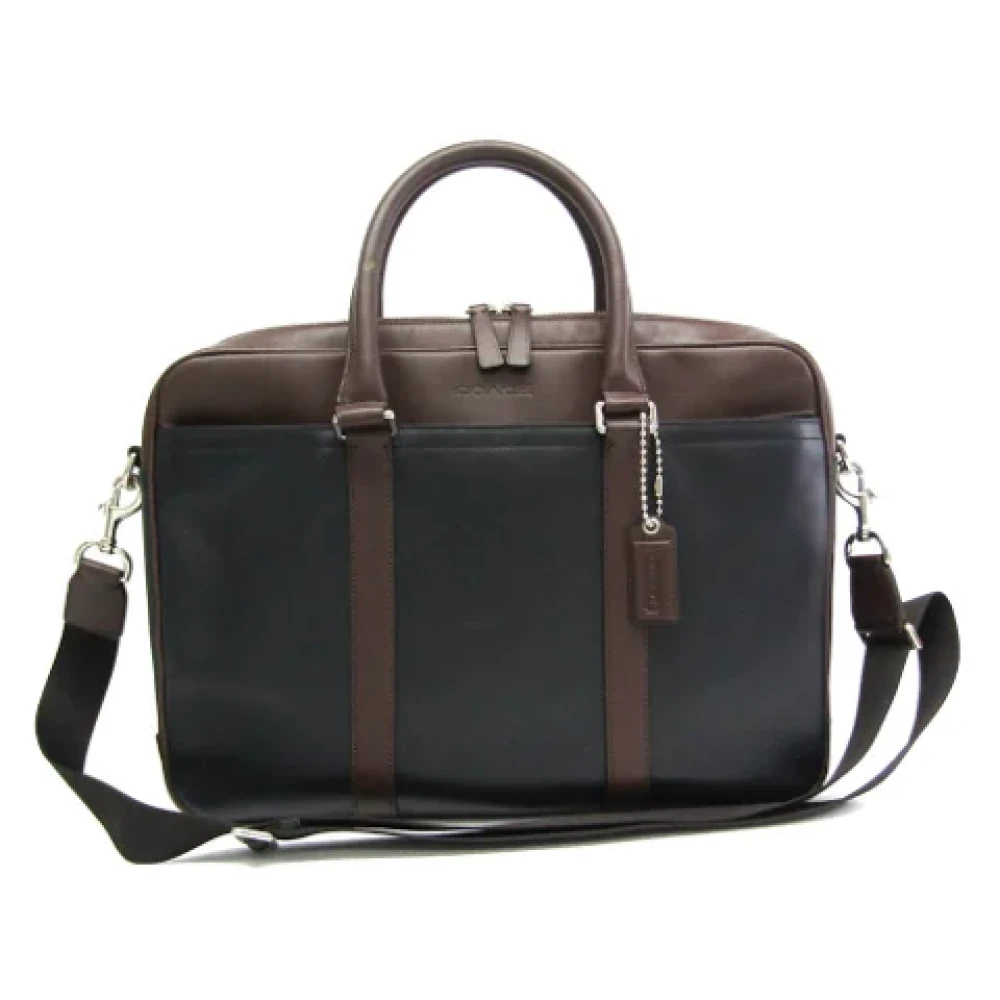 Coach Pre-owned Leather handbags Black Dames