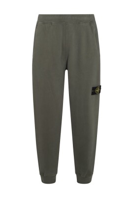 grey-cotton-elastic-waist-pants