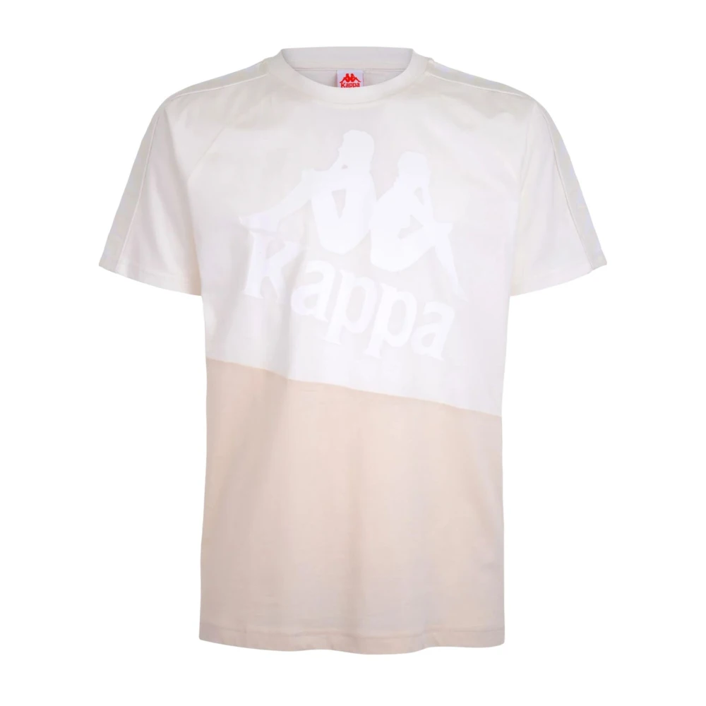 Kappa Korte Mouw T-shirt White Heren