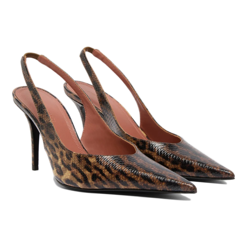 Amina Muaddi Mujer Marrón Zapatos, Talla: 36 Eu