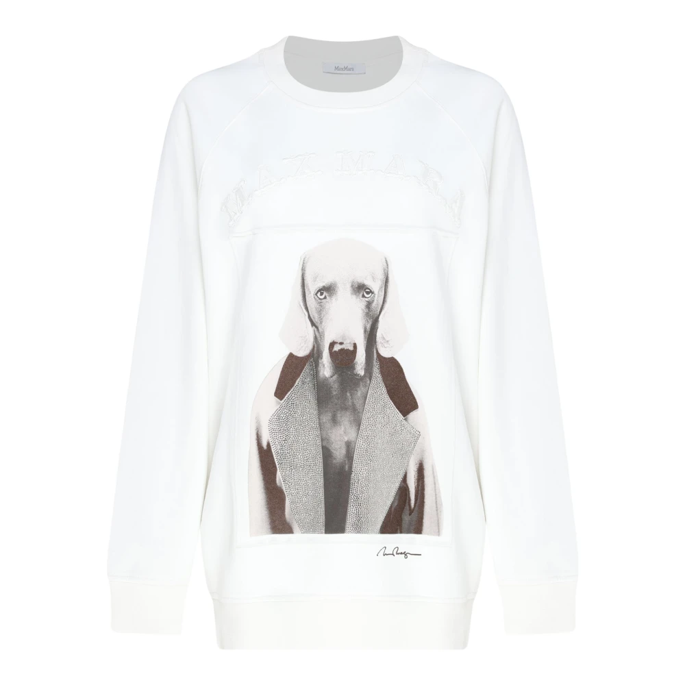 Max Mara Witte Sweater White Dames
