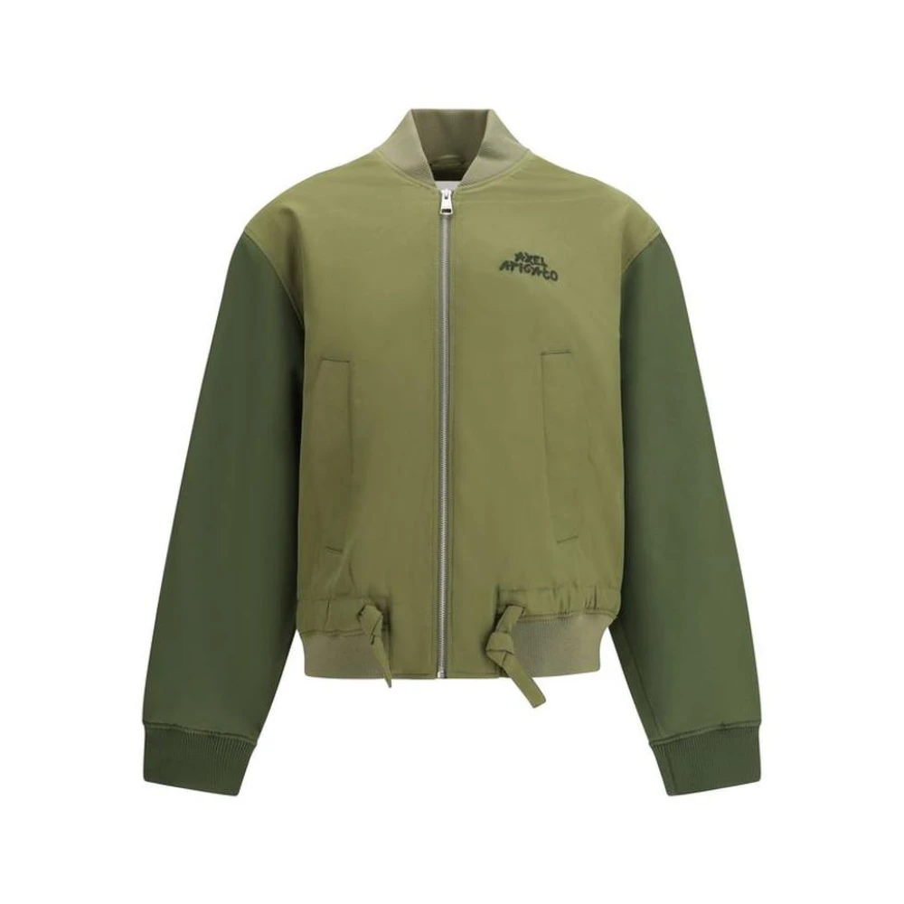 Axel Arigato Men's Green Bomber Jackets, S, Polyester Bomber Jacket