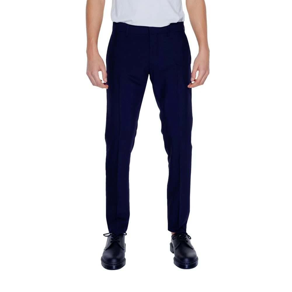Antony Morato Men's Blue Mmts00027-Fa600255 Suit Trousers - Suit Trousers - 2XL- Trousers