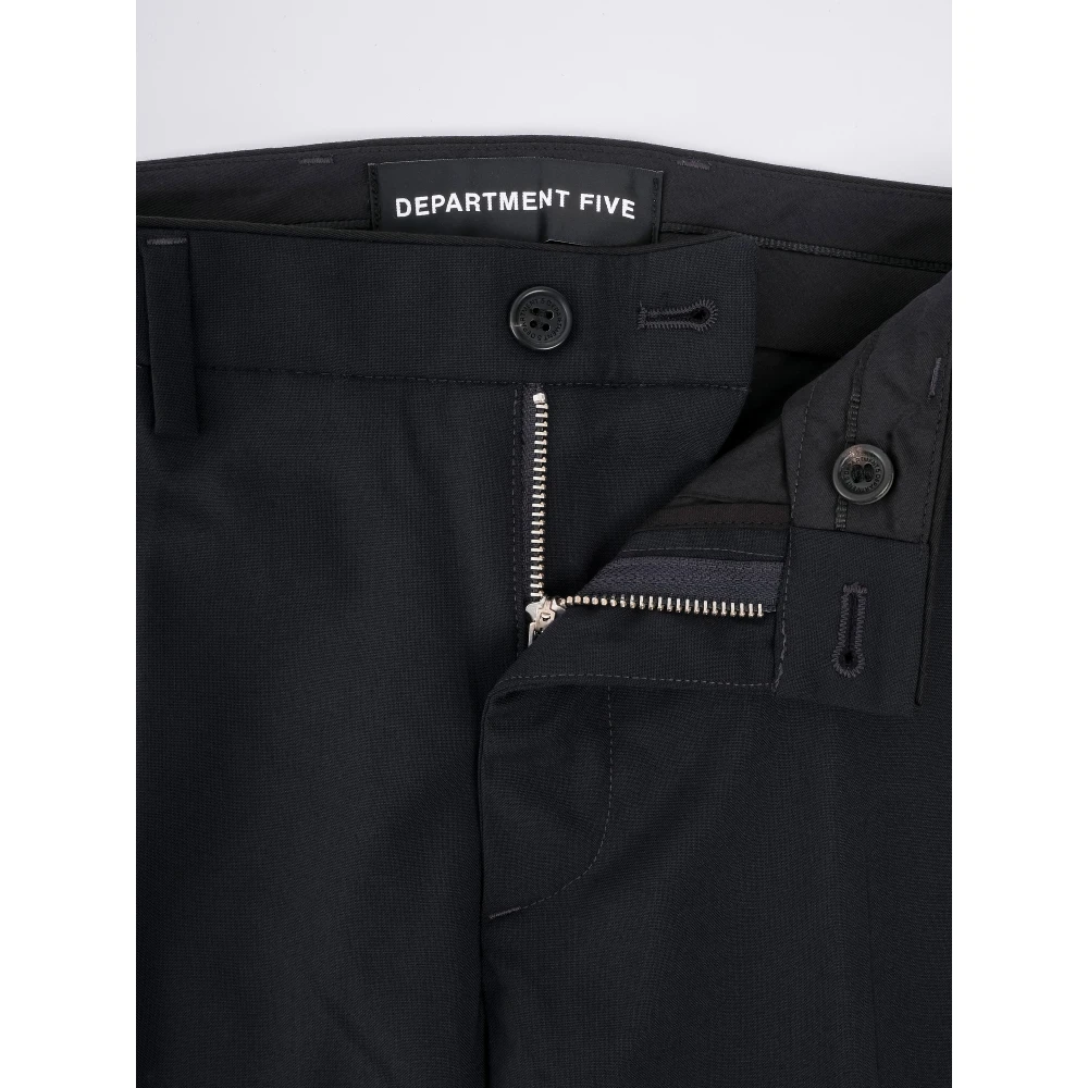 Department Five Fine Fresco Broek Blue Heren