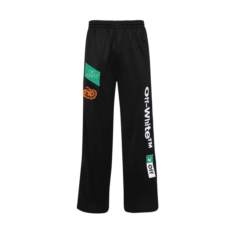 Off White Logo Patch Trainingsbroek Black Heren