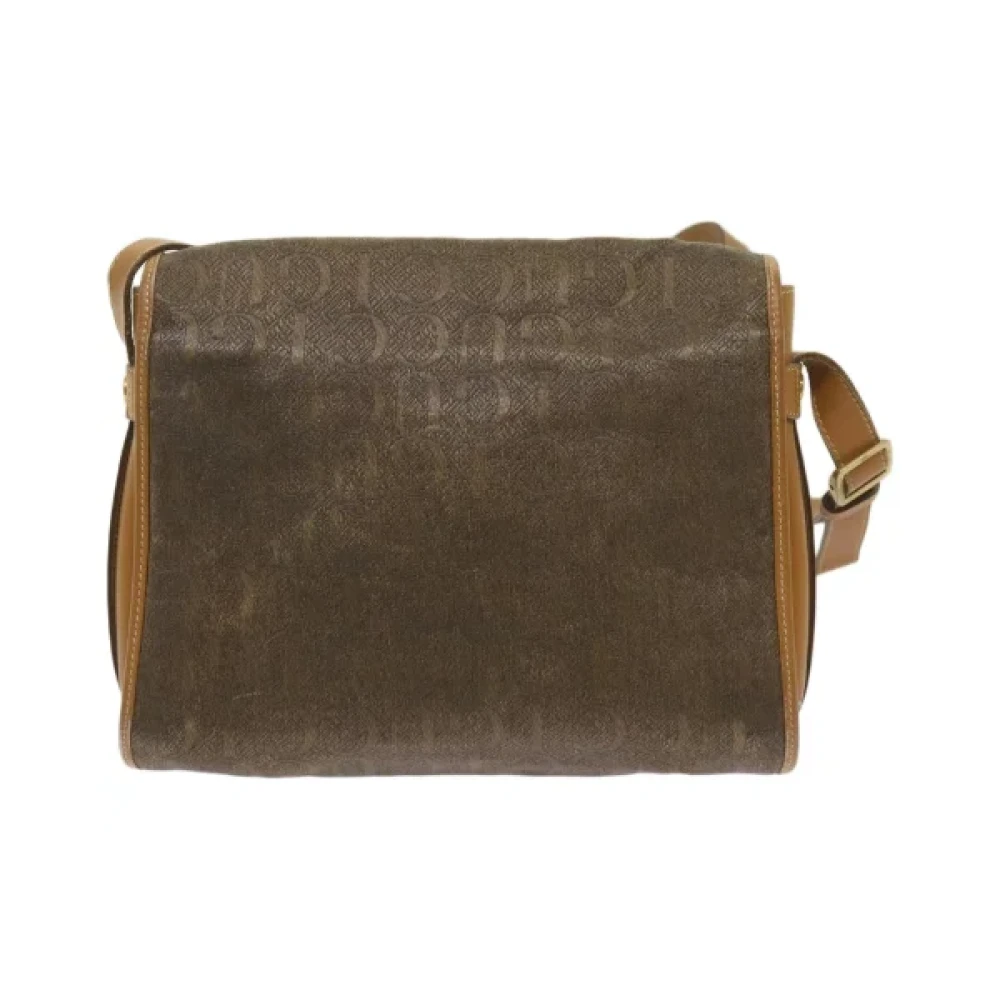 Gucci Vintage Pre-owned Cotton gucci-bags Brown Dames