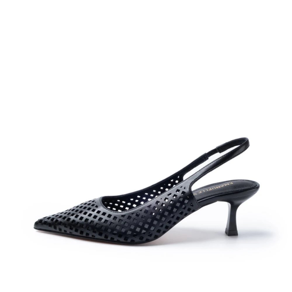 Emanuelle Vee Mujer Negro - Slingback Divina - Shoes - 40 Eu - Slingback Divina