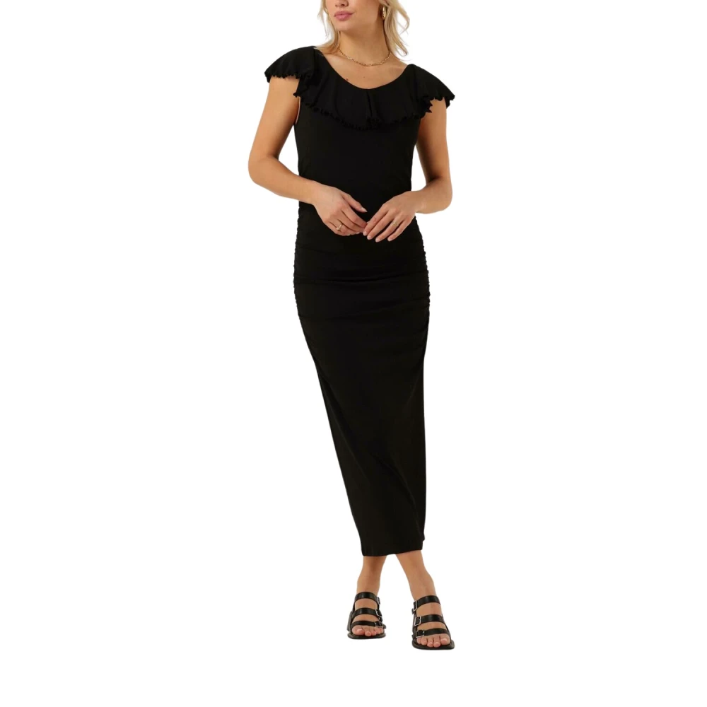 Modström Midi Jurk Hugomd Style Black Dames