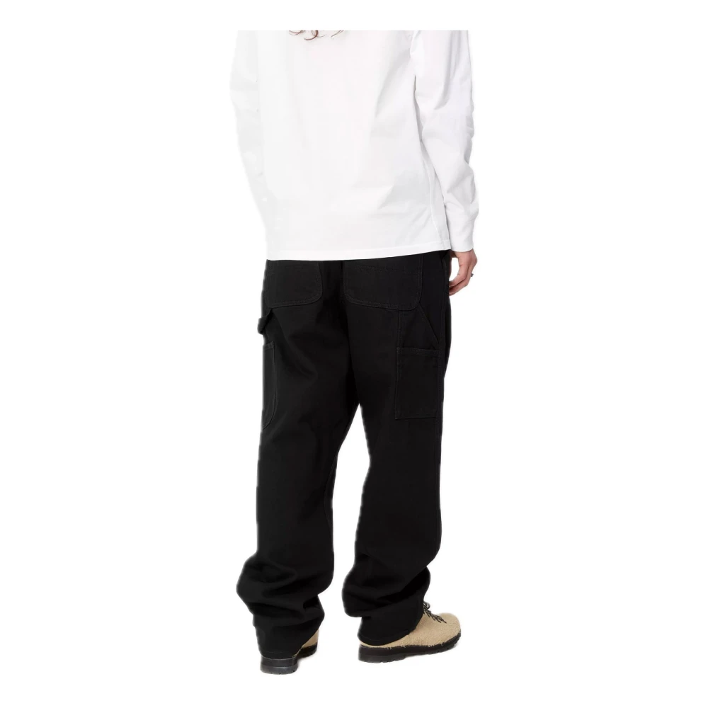 Carhartt WIP Klassieke werkbroek in Smith denim Black Heren