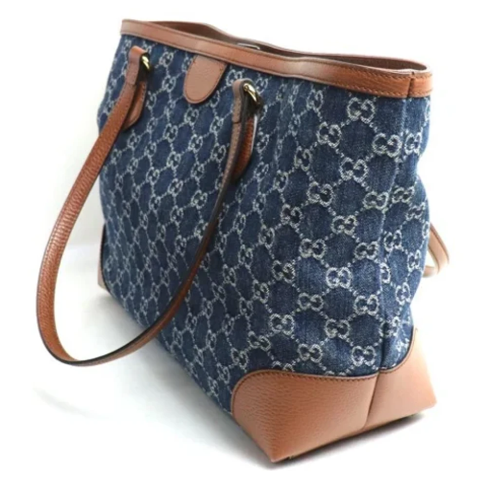 Gucci Vintage Pre-owned Denim gucci-bags Blue Dames