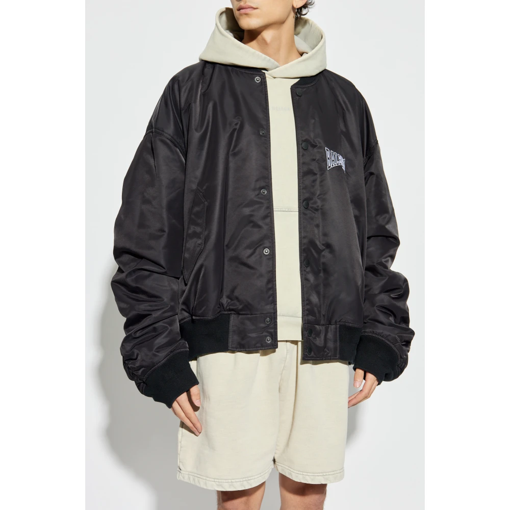 Balenciaga Jas type bomber Black Heren