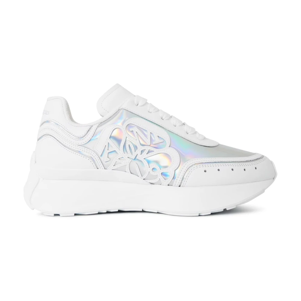 Alexander McQueen Oversized Sprint Runner Sneakers Dames Schoenen Wit