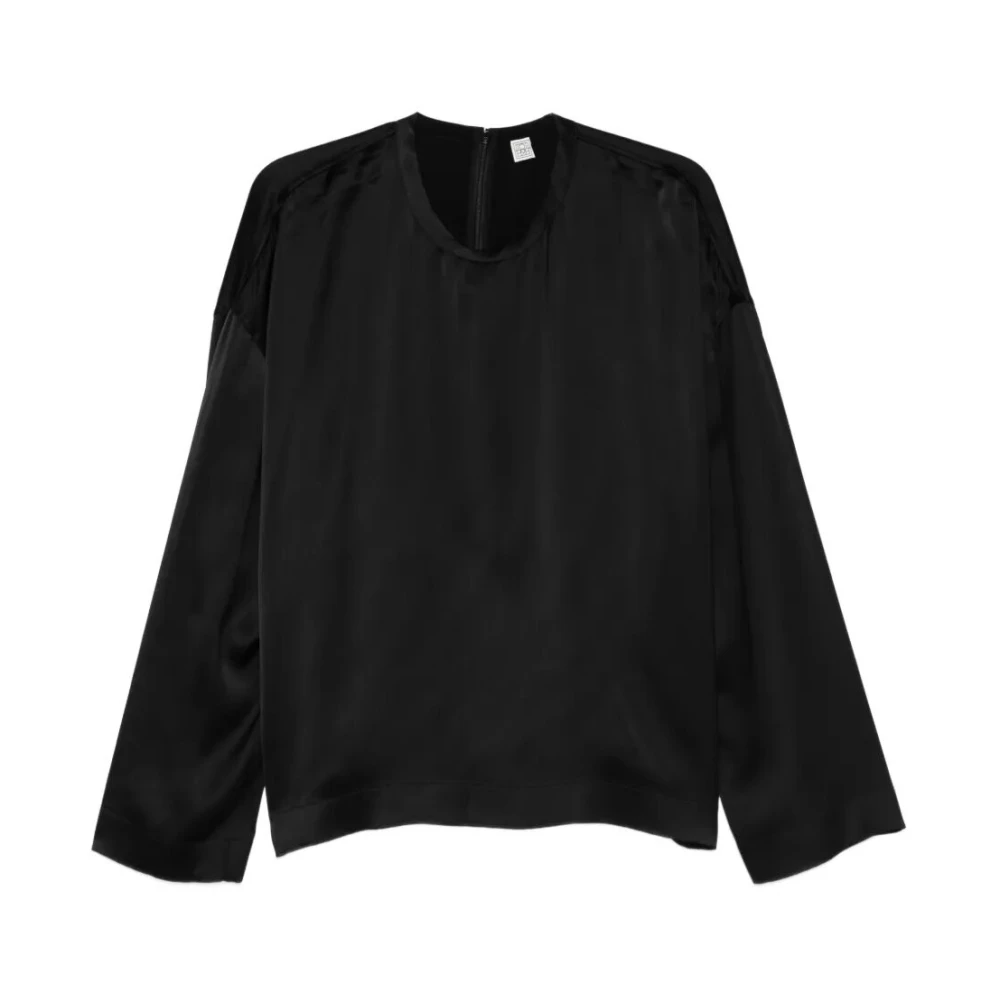 Totême Donna Nero Camicette M, New,