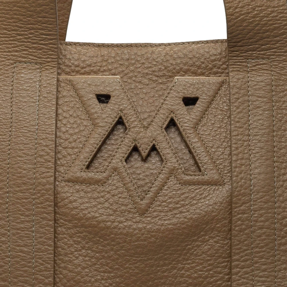 Vic Matié Janis Reverse Double Biskuit-Maxi-Shopper Brown Dames