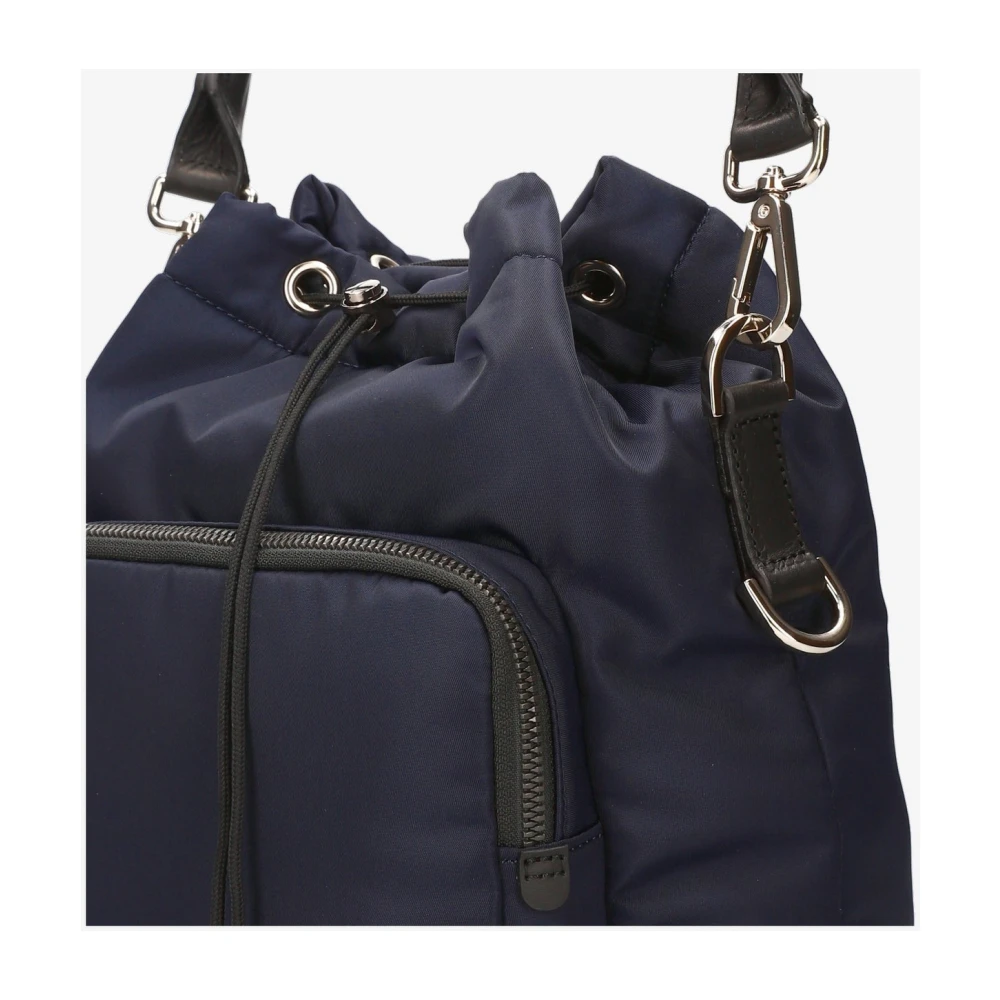 Premiata Stijlvolle Nylon Rugzak Blue Dames