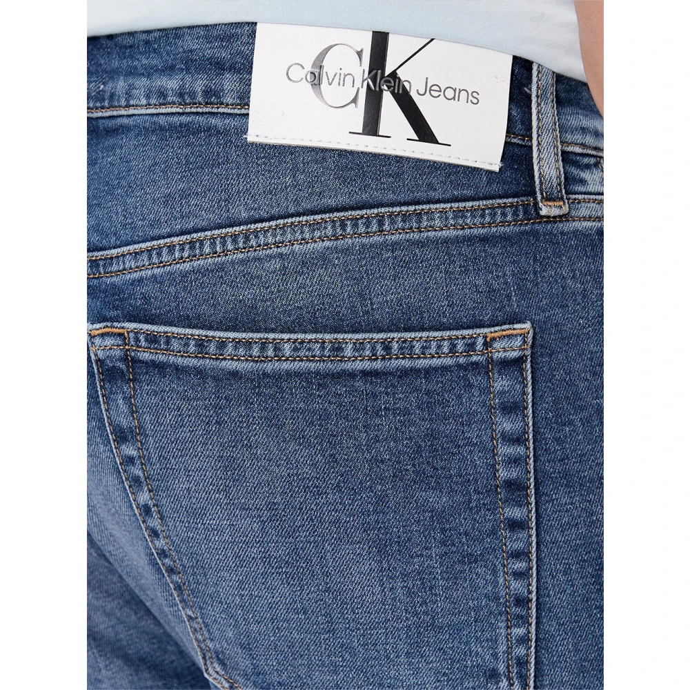 Calvin Klein Slim Jeans in Medium Denim Blue Heren
