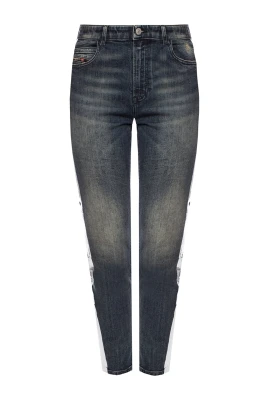 Babhila-High-Sp Jeans med sidoränder