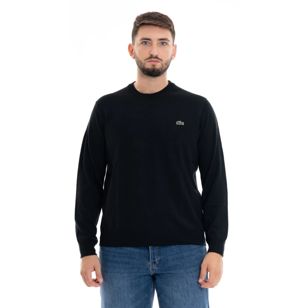 Lacoste Uomo Nero Maglie, S, New, - Immagine 4