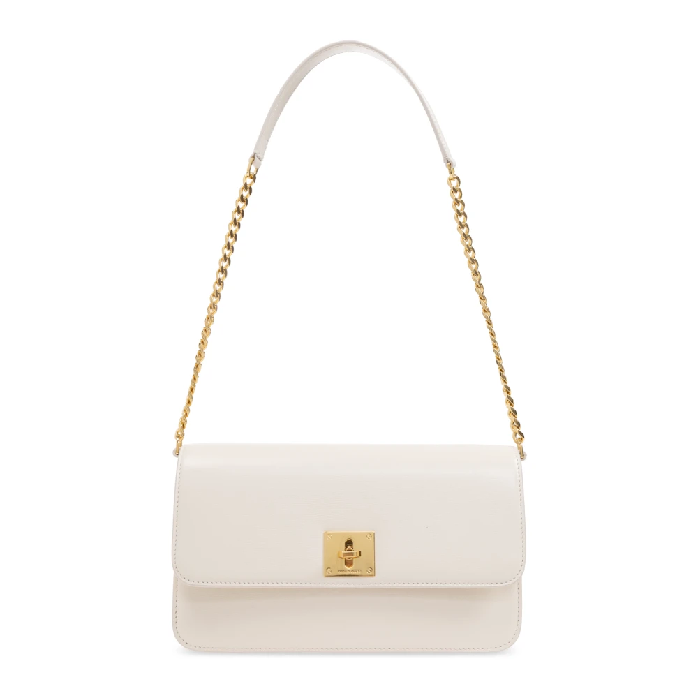 Golden Goose Leren Crossbodytas met Draaisluiting White Dames
