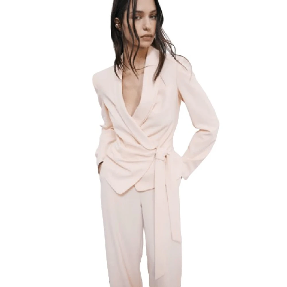 Patrizia Pepe Mujer Beige Chaquetas, Talla: L