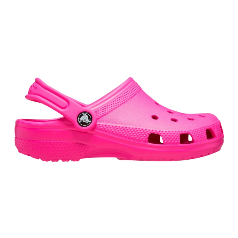 Crocs Unisex Kids Pink Kids Sandals, 36 Eu, Fuchsia Classic Clog Sandals