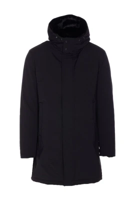 Svart Parkas med Fuskpälsfoder