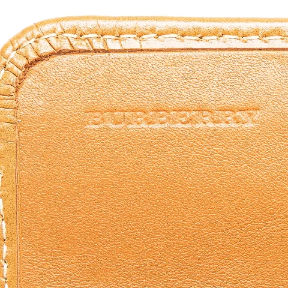 Burberry Vintage Pre-owned Leather wallets Brown Dames