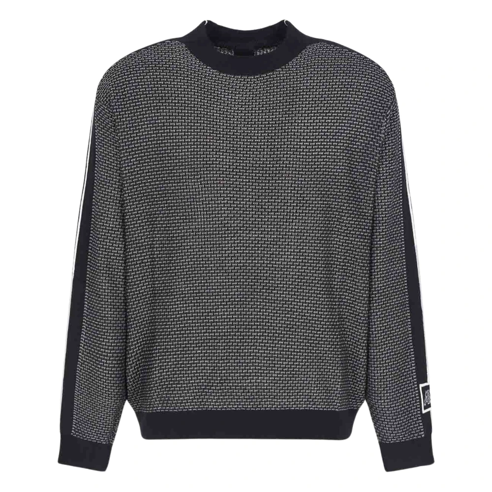 Armani Exchange Men's Gray Round-Neck Knitwear, Xl, Grey Jumper Stylish Model
