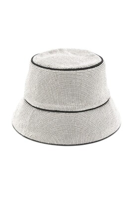 Kara Crystal Mesh Bucket Hat - Pink