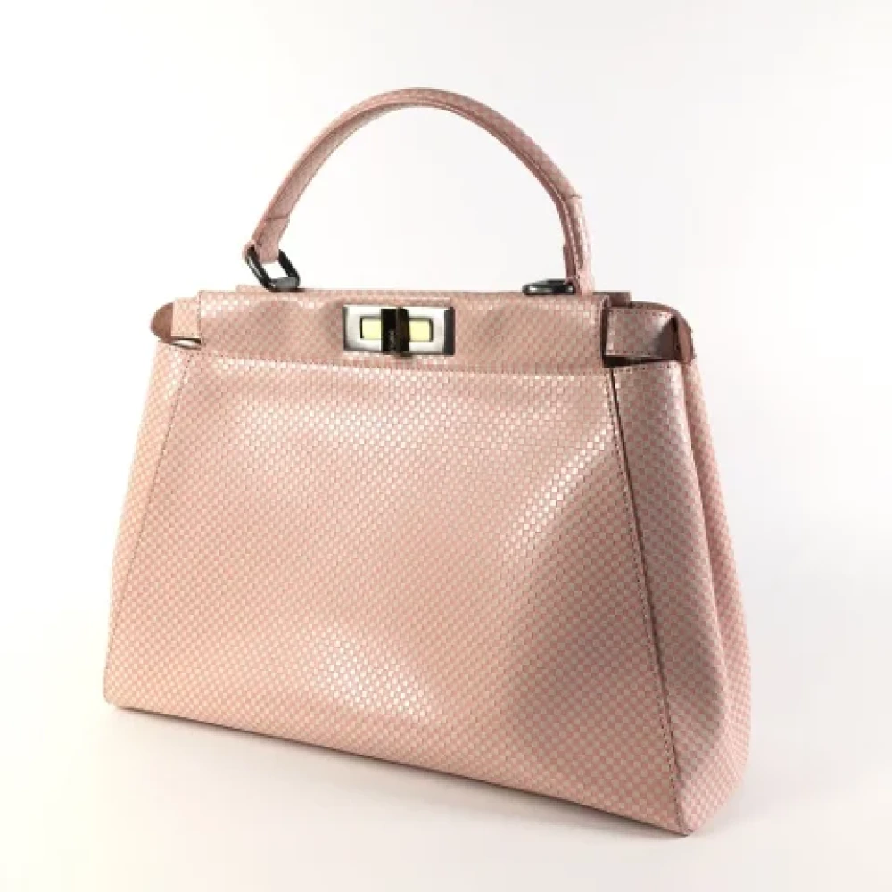Fendi Vintage Pre-owned Leather fendi-bags Pink Dames
