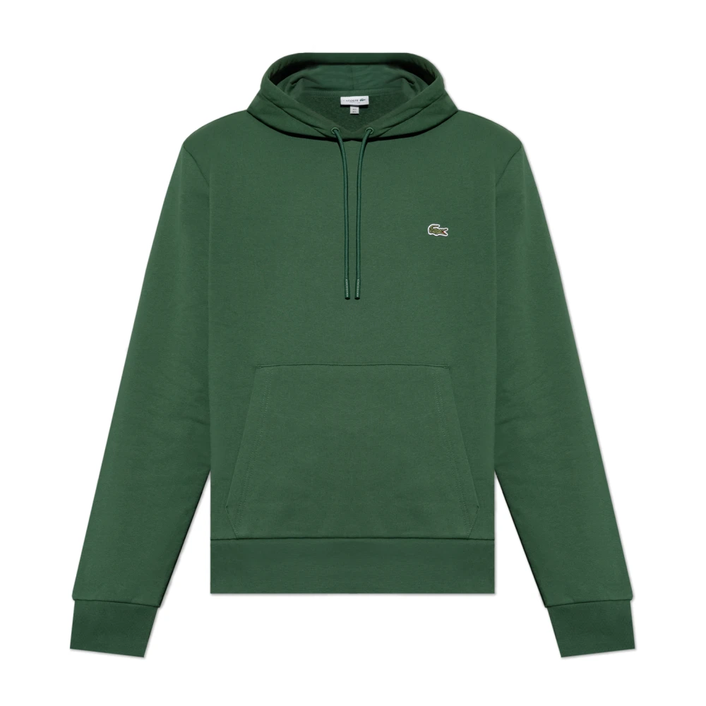 Lacoste Sweatshirt med logotyp Green, Herr