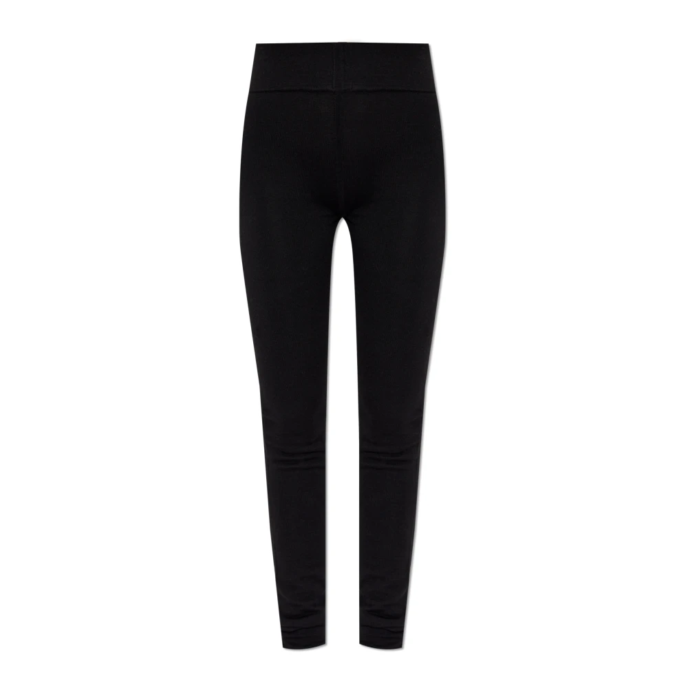 Rick Owens Wollen Legging Black Dames