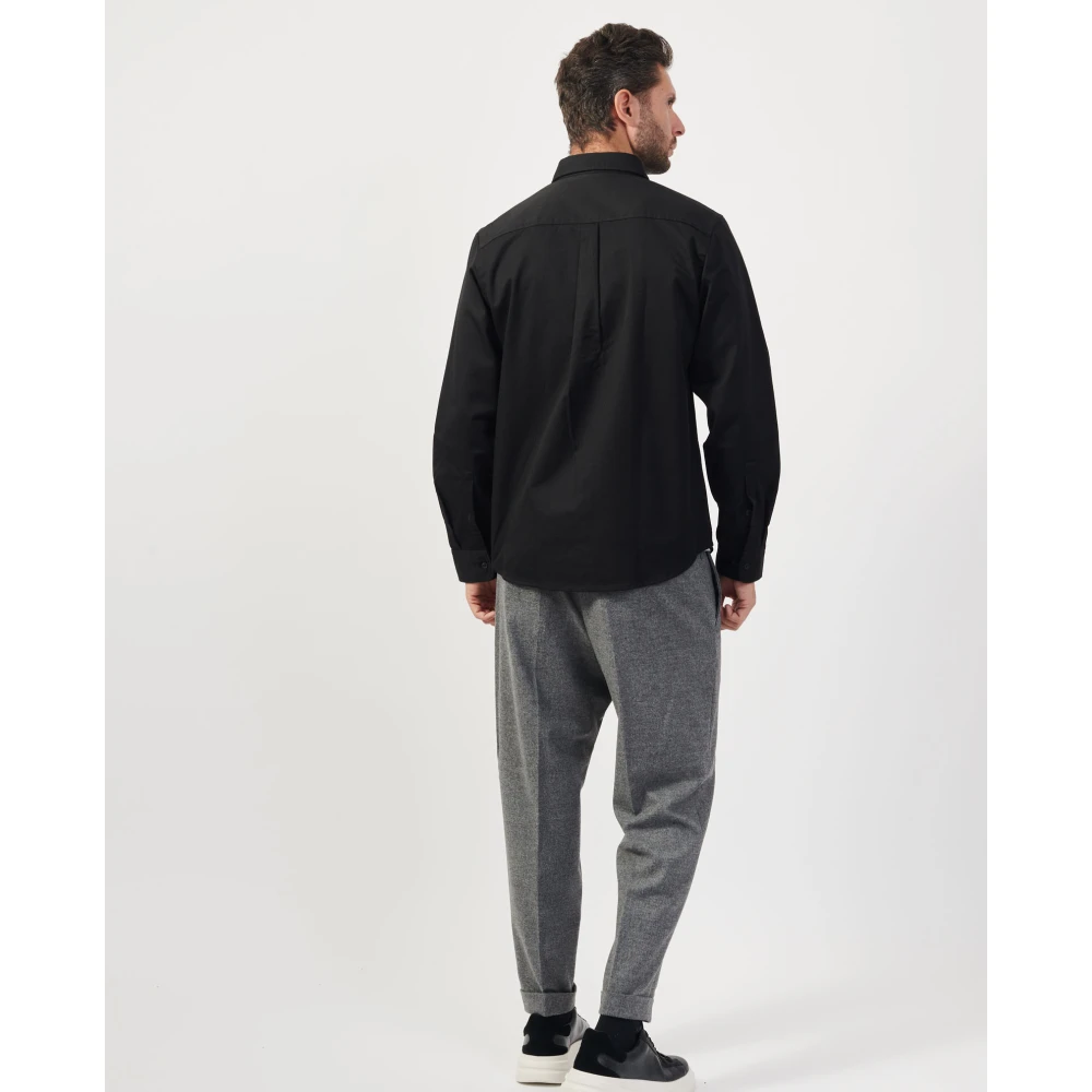 Hugo Boss Zwarte Casual Overhemden Black Heren