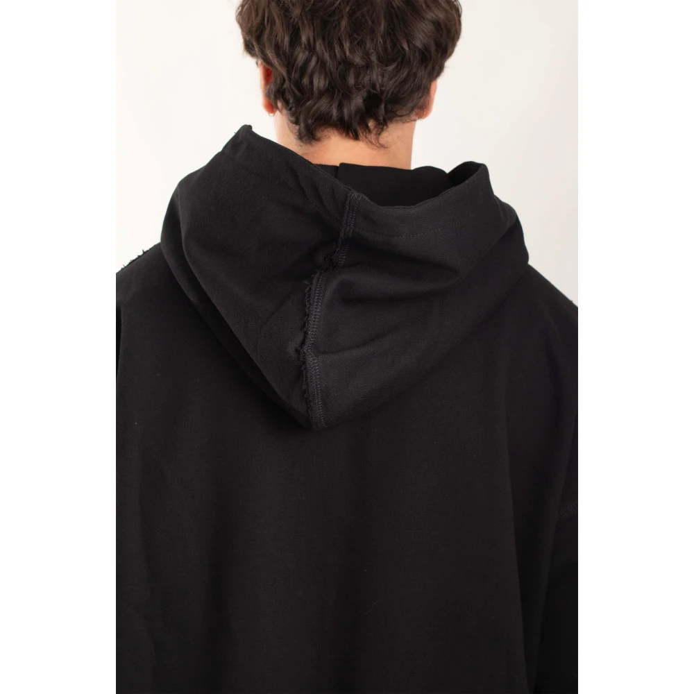 Misbhv Zwarte Paardenprint Hoodie Black Heren