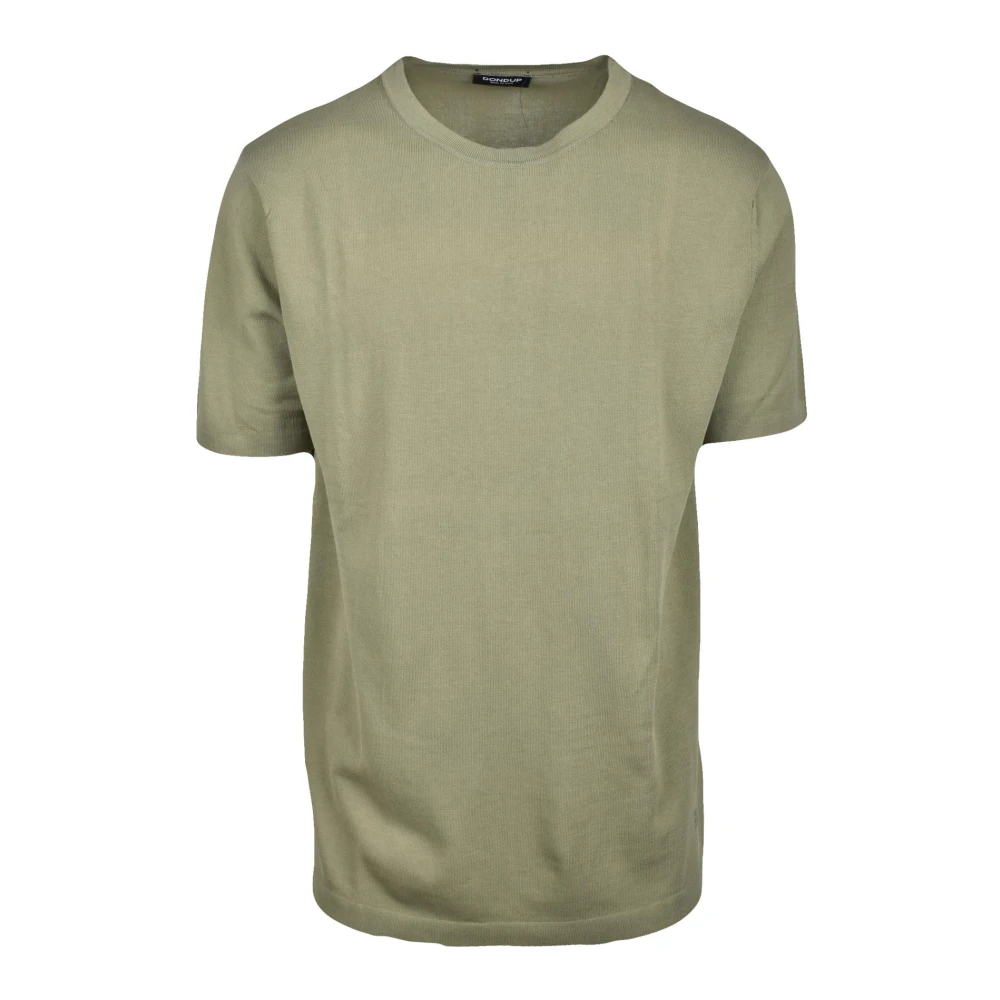Dondup Katoenen T-shirt Green Heren