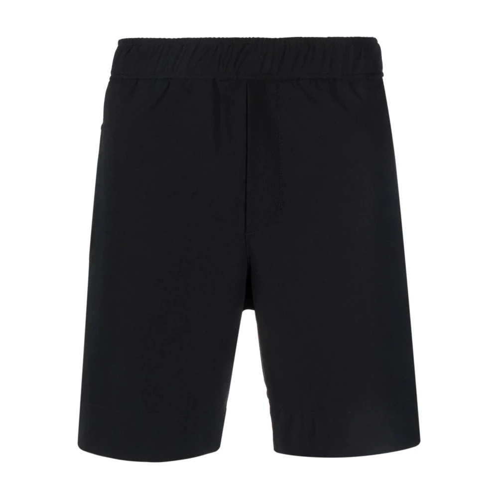 Vince Casual Zwarte Polyester Shorts Black Heren