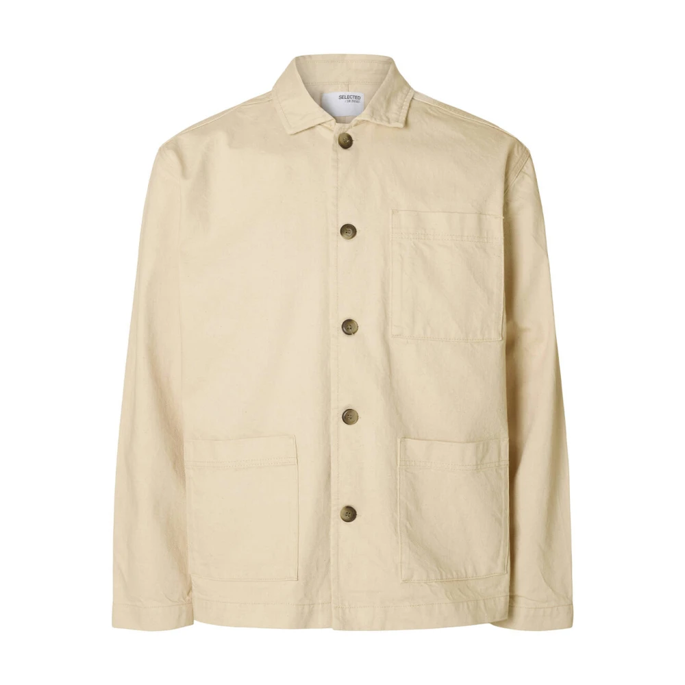 Selected Homme Denim Hybrid Jack Beige Heren