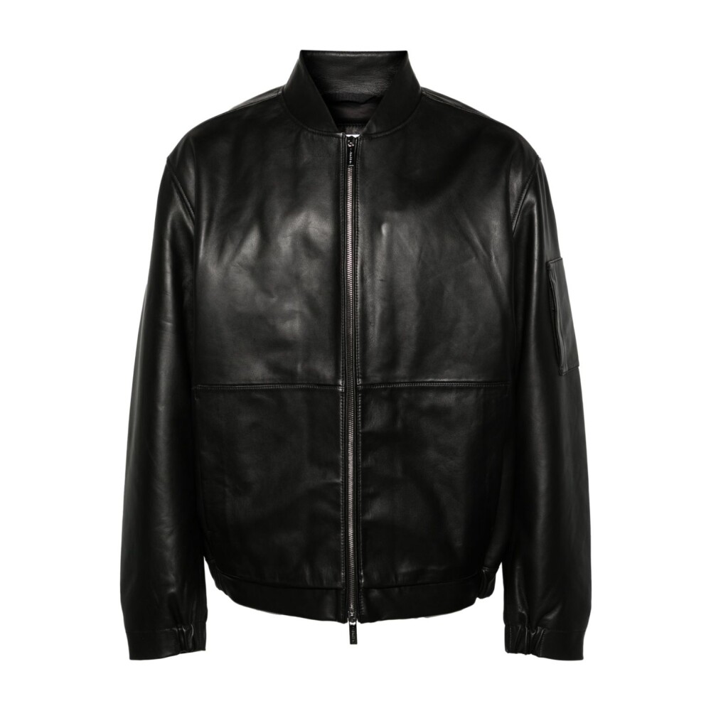 Leather jackets calvin best sale klein