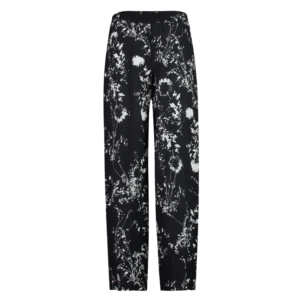 Victoria Beckham Zijden bloemenprint Black Dames